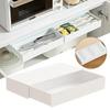 Białe Pudełko do Przechowywania pod Biurkiem Samoprzylepne Ukryty Design Ukryty Organizer do Przechowywania Pudełko do Przechowywania Organizer Szuflada