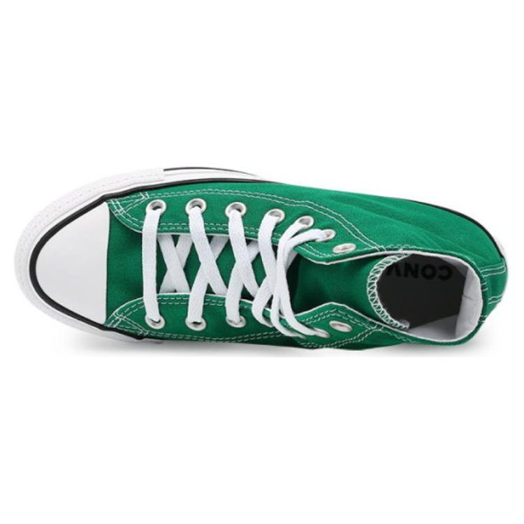 Converse Chuck Taylor All Star Comfortable Versatile High-Top Canvas Shoes Unisex Sneakers Green 164027C