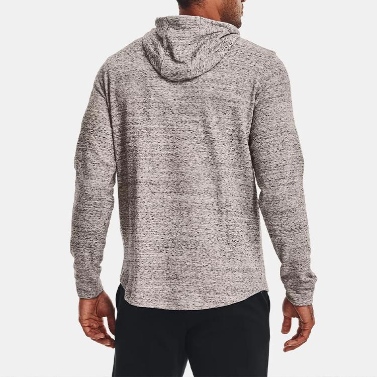 Under Armour Rival Terry Training Hoodie Men hoodies Agate-White 1370401-112