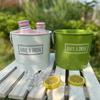 ZISIZ Creative Metal Ice Bucket