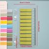 200-3200Sheets Waterproof Sticky Notes, Monochromatic, Plastic Memo Pad with Ruler for School, Office, Student Stationery