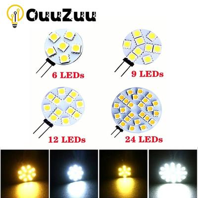 LED G4 Socket 5050 SMD LED Bulb  DC 12V Replace Halogen Bi-pin Lamp LED Bulb 1.2W 1.8W 2.4W 4.8W Warm White/Cold White Led Lights