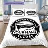 Deportivo Alaves Crest Custom Name Pattern Bedding Quilt Set Quilt Cover Pillowcase Home Birthday Gift(1 * duvet cover + 2 * pillowcase, without core)
