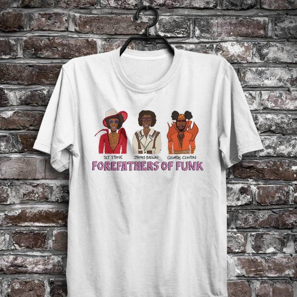 Sly and the Family Stone, George Clinton, James Brown Tshirt Forefathers of Funk Unisex T-Shirt