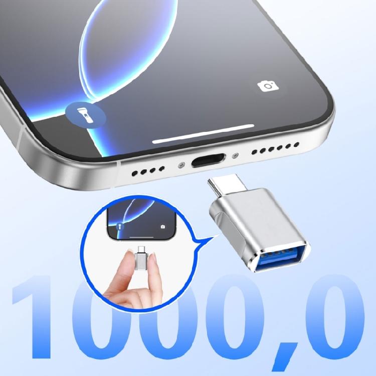 Universal USB Female To Type C Male OTG Adapter Converter For Office Travel Use Connect USB Keyboards, Mice Peripherals