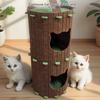 All-in-one Cat Castle House 2-layer Cat Bed New Cat House  Cat Furniture