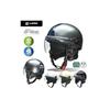 LEAD Industries O-ONE Motorcycle Half Helmet, Black/Silver - Free Size (57-60cm)