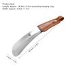 Professional Stainless Steel Shoe Horn Travel Portable Shoehorn with PU Leather Handle