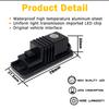 For VW GTi Golf 4 5 6 7 MK4 MK5 MK6 MK7 Passat B7 CC EOS Scirocco Beetle 2PCS LED Number License Plate Lights With Canbus