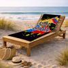 1PC Trendy Colombia Flag Mexican Hat Beach Towel, Ideal for Fitness Sports Beach Outdoor Swimming Summer Daily Use