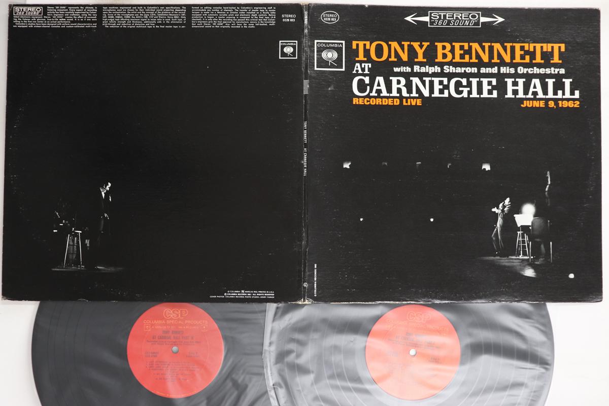 

LP Record TONY BENNETT - At Carnegie Hall Recorded Live June CC2S823 COLUMBIA 1962 US Pop Used