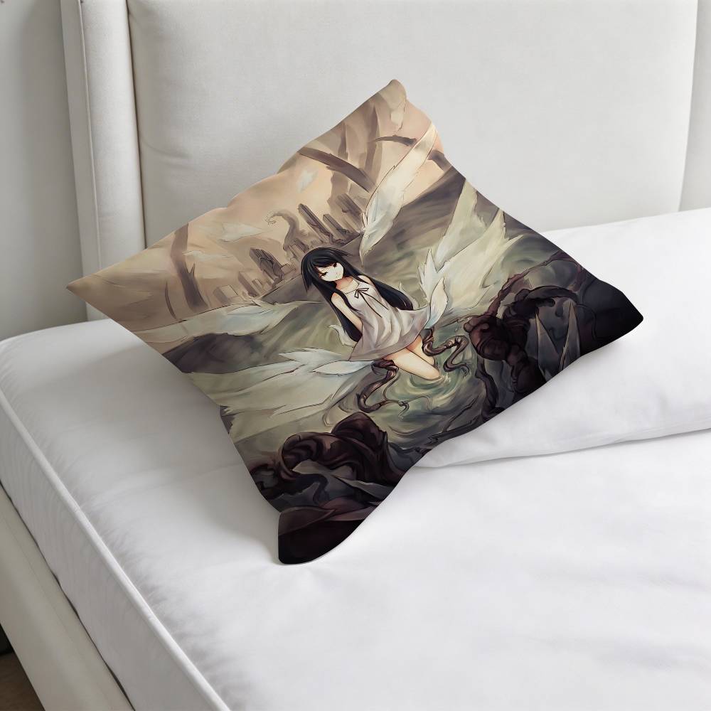 Cute The Song of Saya Square Pillow Cover Decorative Throw Pillow Case for Sofa Couch Bed Home Car Living Room Decoration