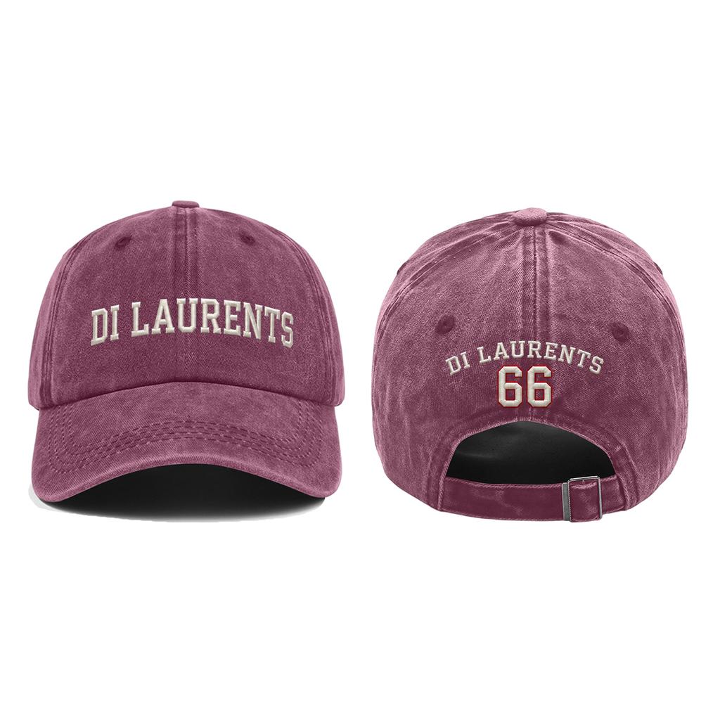 Vintage Washed Cotton Baseball Cap Soft Top Adjustable Strapback Hat with Embroidered Text and Distressed Look for Casual Wear