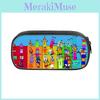 Numberblocks Student Pen And Pencil Case With Large Nylon Storage Bag For Classroom And Travel