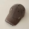 Fashion Hat New American Ripped Baseball Cap Children Washable Light Board Versatile Shade Cap Men