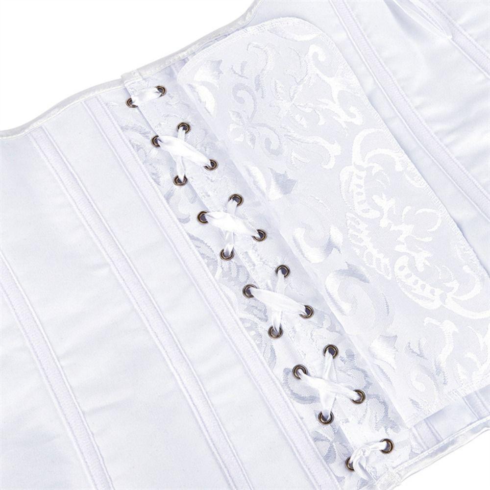 Flower Satin Corset Slim Fit Summer Crop Tops Elastic Waistband Vest Spring Summer