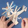 1 set Mini telaio da tessitura in legno fai-da-te, Filatoio in legno, Kit telaio tradizionale per maglia a mano per arazzi e lavori di artigianato decorativo