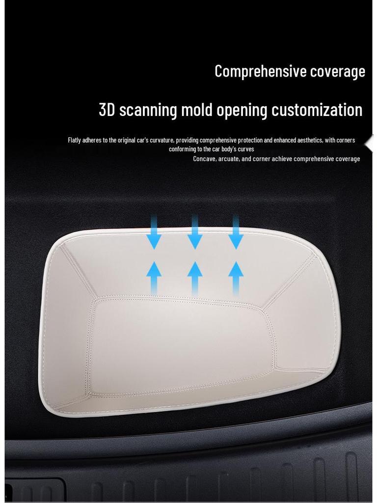 2025 Nappa Leather Front Trunk Mat for Xiaomi Yu7 - Full Coverage Car Accessory