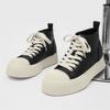 Thick-Soled British Style Winter Velvet Big Head Shoes Casual Versatile Men'S College Style High-Top Board Shoes Inner Height Increase