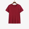 Plus Size Women's Round Neck Casual Short Sleeve Knit Top - 2026 Spring Style