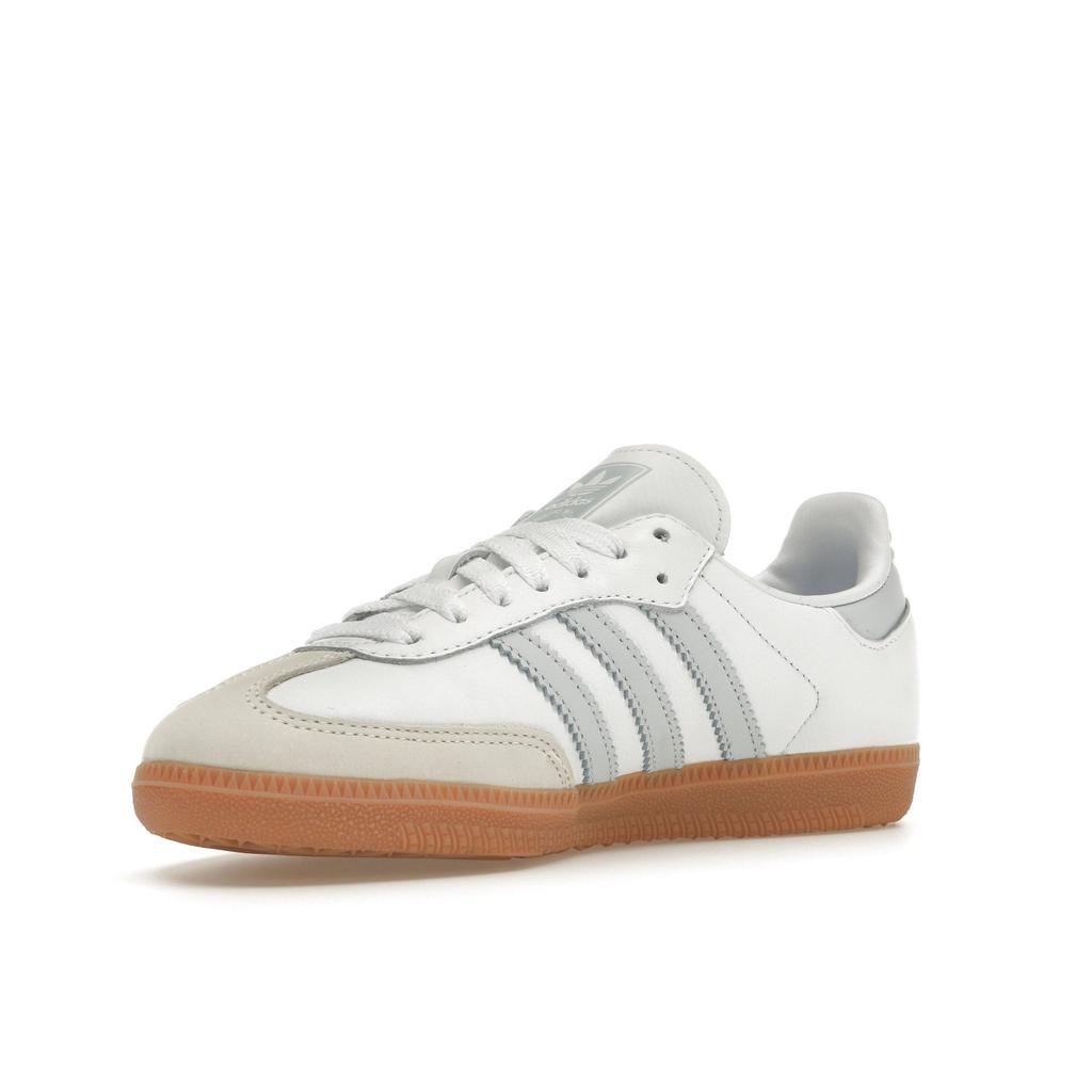 Adidas Samba OG White Halo Blue Gum Women Sneakers Cloud-White Off-White IE0877