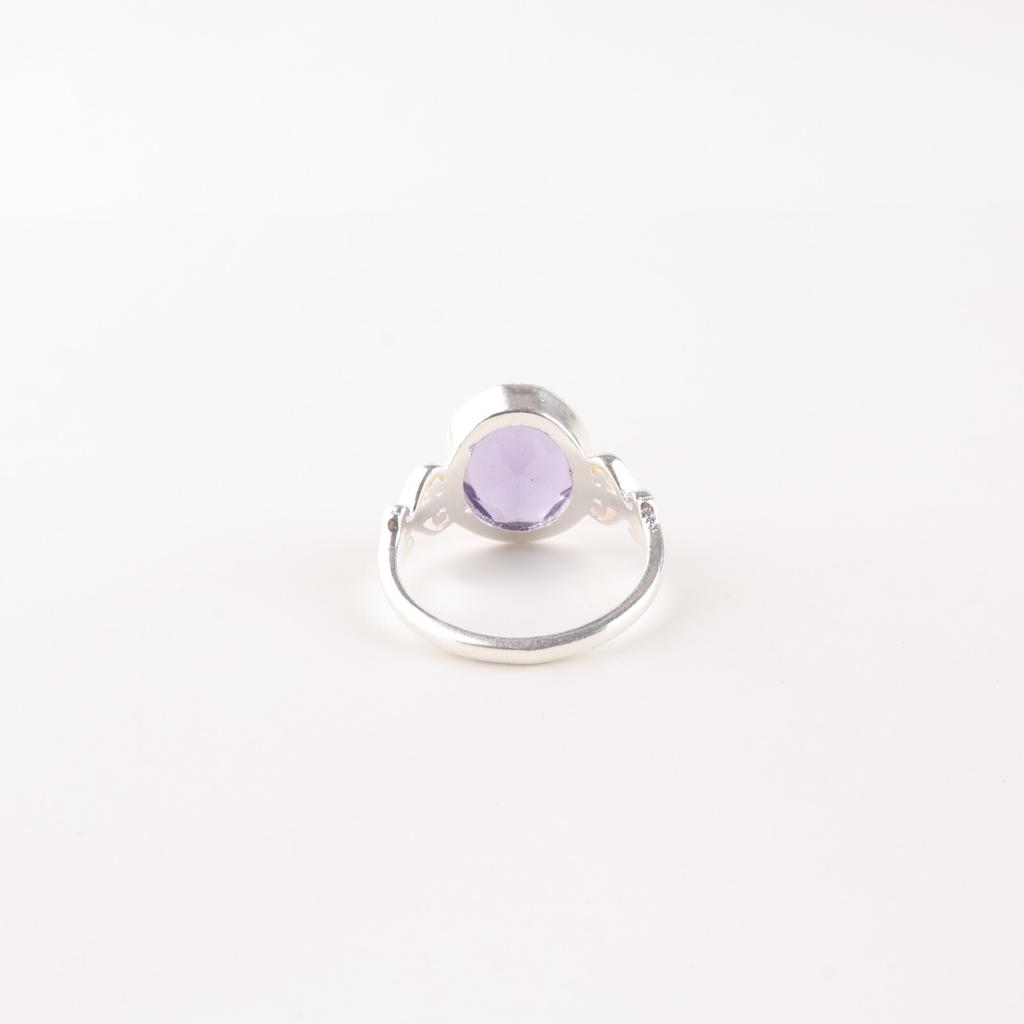 Natural Iolite Gemstone 925Sterling Silver Jewelry Handmade Stylish Ring For Her RR-66-11