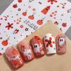 2Pcs Unique Design Halloween Nail Stickers Cartoon Devil Eye Ghost Skull Cat for Exclusive Halloween Party Nail Decor