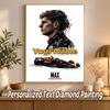 Max Verstappen Custom Name Text 5D Diamond Painting Kit DIY Full Drill Diamond Art Decoration