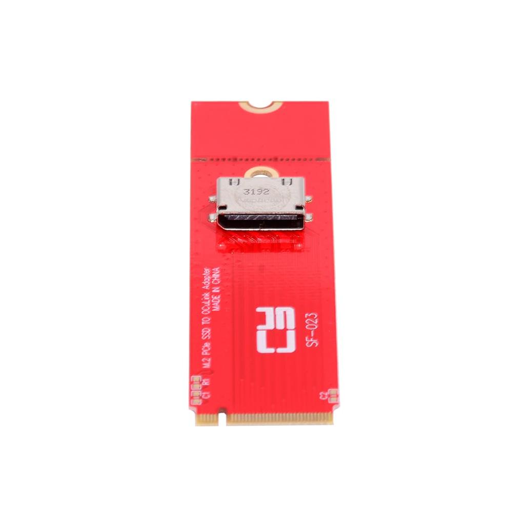 Cablecc To Oculink Host Adapter for PCIe Nvme SSD 2260 PCI-E 3.0 M.2 M-Key SFF-8612 SFF-8611