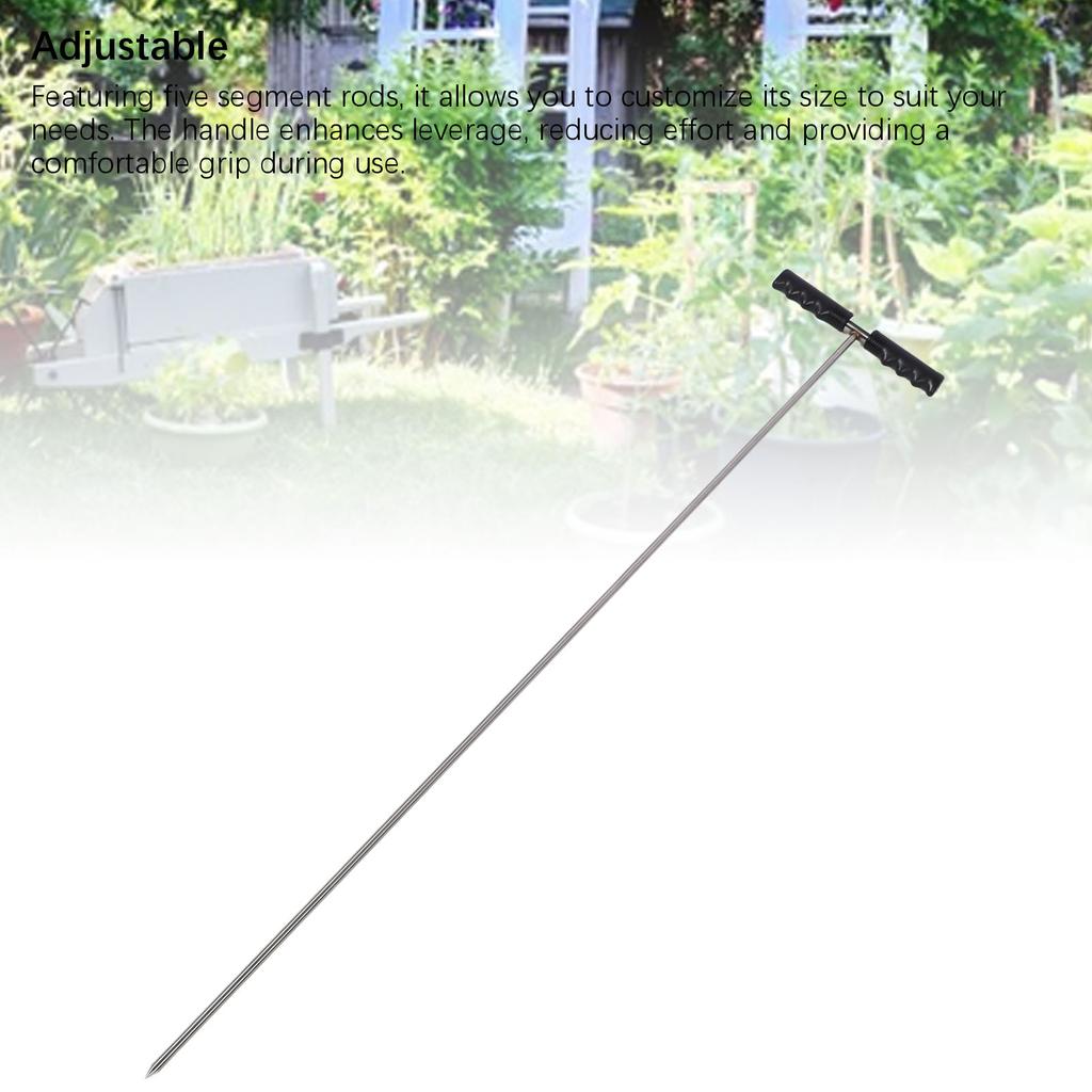Sonda glebowa ze stali nierdzewnej 32 do 48 cali regulowany pręt sondy gruntowej do lokalizowania szamba rur podziemnych