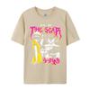 Unisex T Shirt Colorful Scar Cotton Fabric Casual Tops Shirts Cheap T Shirt Street Casual Unisex Clothing Hot Sale