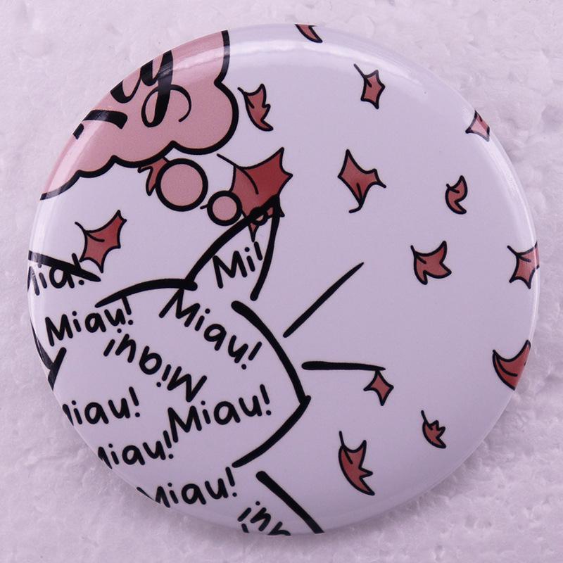 Manga Novel TV Series Love Course Heartbeat Badge Pin