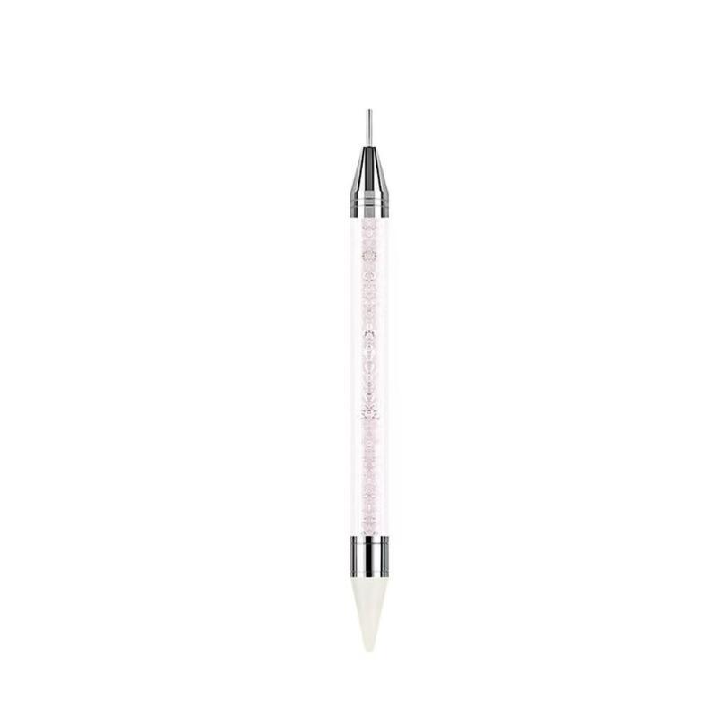 Dual-Ended Applicator Pencil Nail Dot Rod Rhinestone Picker Wax Pen Diamond Picker Stick For Rhinestones Dotting Tool