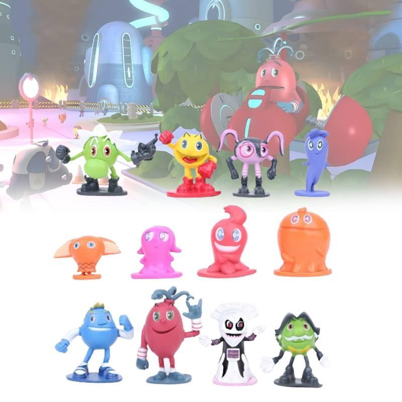 Adorable Pac-man And The Ghostly Adventures Pvc Figurines Set For Collectors