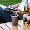 Titanium Alloy Outdoor Drinking Cup Durable Camping Hiking Use Cups New Frosted Texture Beer Mug