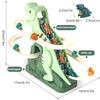 Batole Dinosaurus Lezecká Skluzavka Schody Hračka Závodní Dráha Herní Sada Elektrická Dobrodružná Skluzavka Horská Dráha Se Světlem Hudbou Dětský Dárek