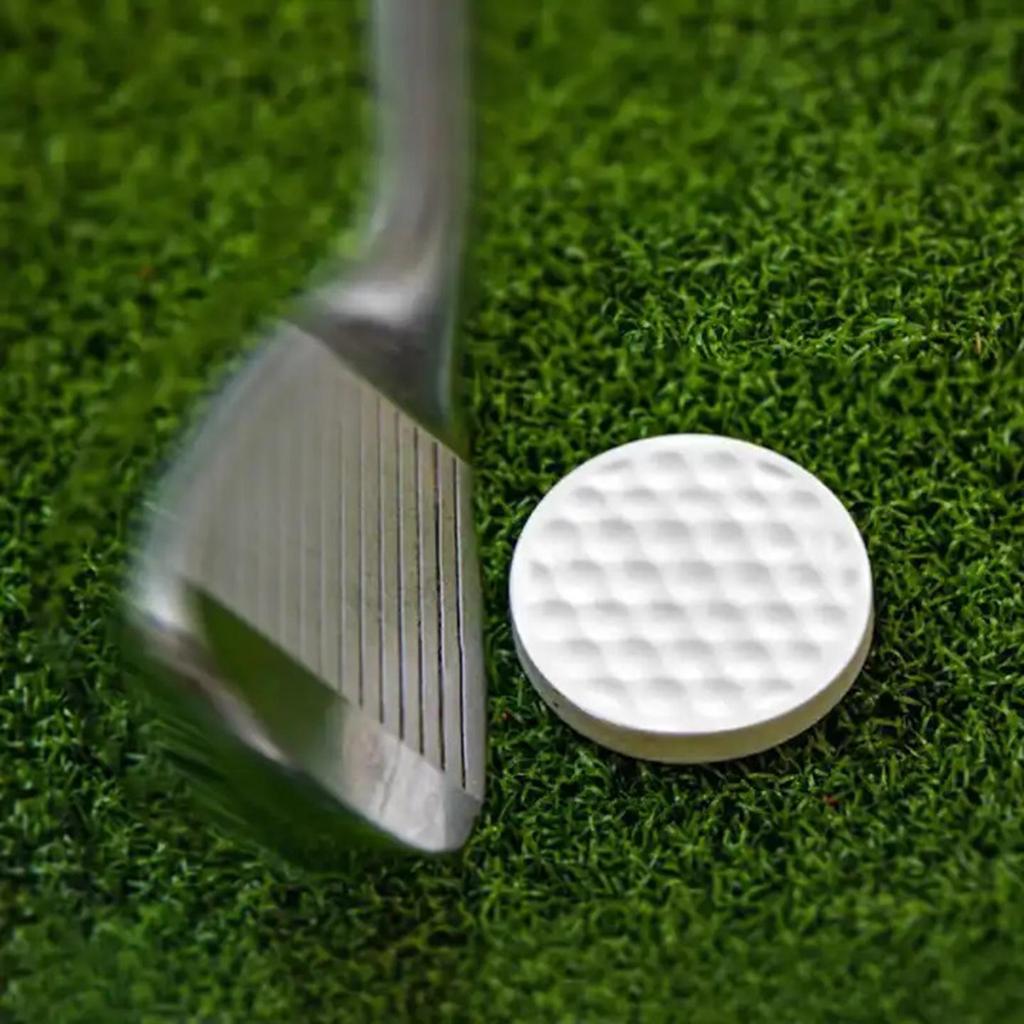 Flat Golf Ball Swing Practice Men Women Beginners Gift Improve Accuracy Equipment