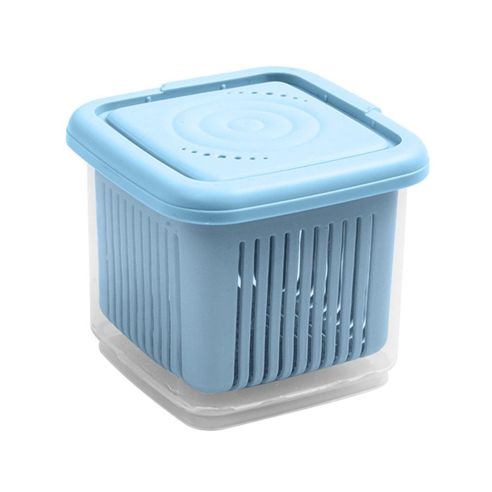Stackable Vegetable Storage Box Sealing Box Removable Drain Basket Food Storage Container With Lid Durable