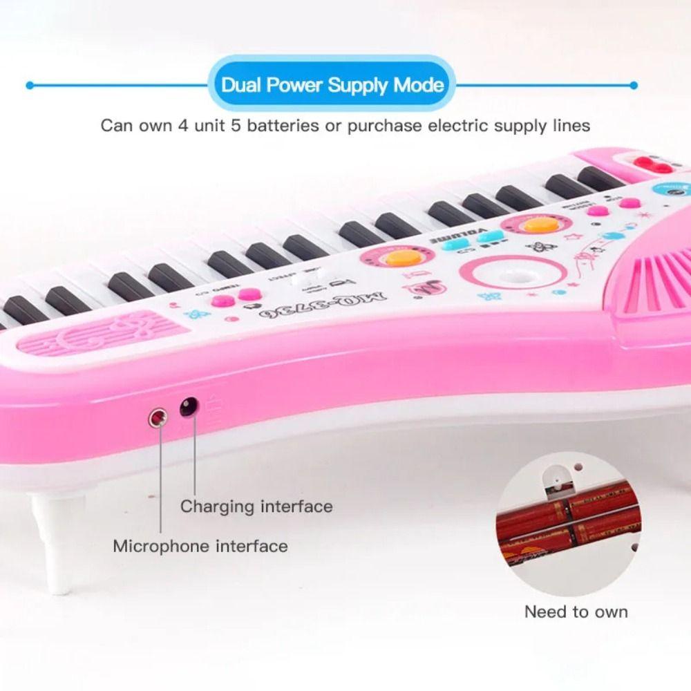 Education Children's Piano Toys with Microphone Children's Toy Keyboard  For Boy Girl Gifts