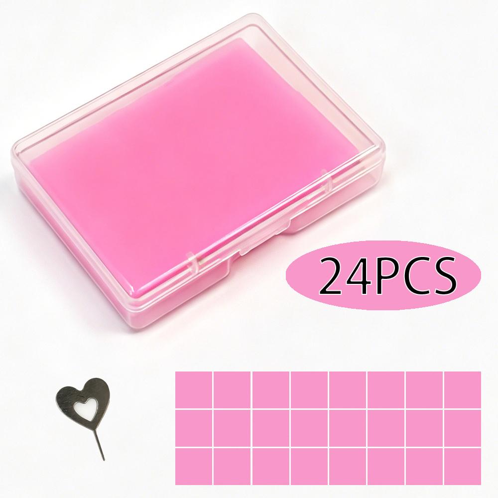 24PCS Diamond Painting Wax Clay Set with Heart Pin Sticky Pen Glue Clay for 5D DIY Diamond Art Rhinestone Craft Tools Portable Storage Box Accessories