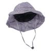 Korean Style Drawstring Bucket Hats Summer Fisherman Hat Fashion Plaid Sun Hats  Travel