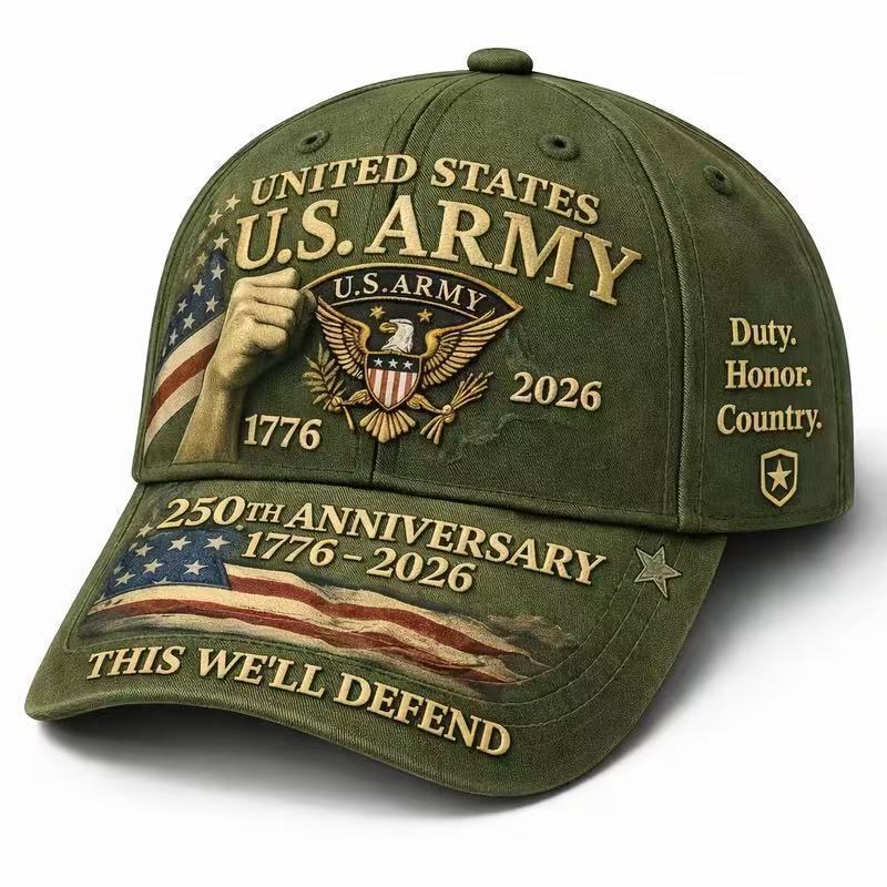 D Print Independence Day Commemorative Sunshade Baseball Cap Outdoor Cap Non-embroidered