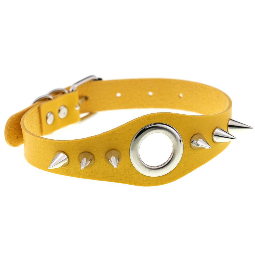 Black Spiky Choker Collar For Girls  Emo  Punk Goth Necklace Neck Strap Cosplay Chocker Gothic Accessories