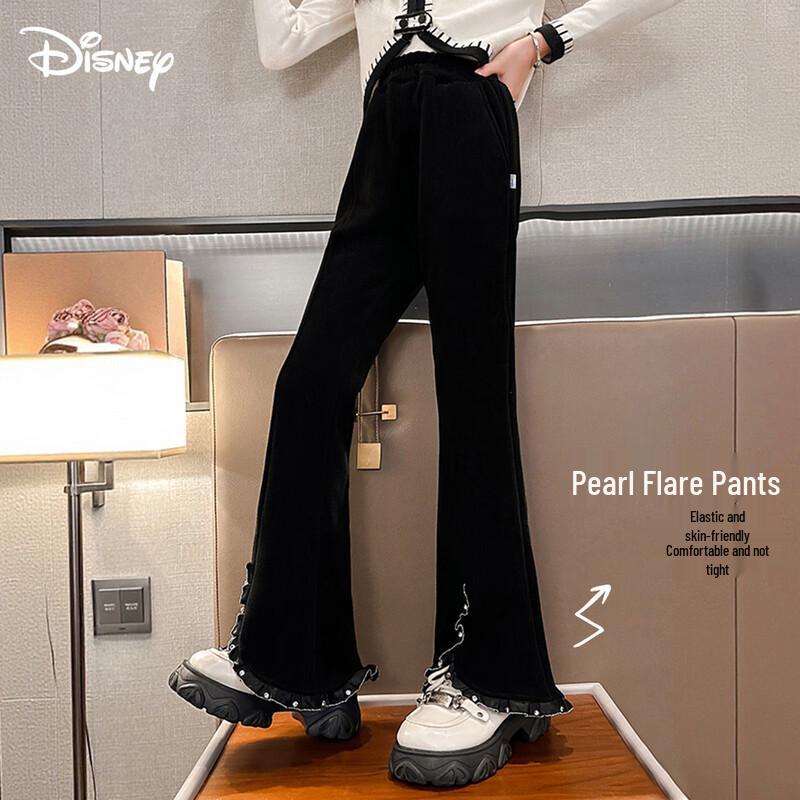 Disney Girls' High-Waist Flared Pants