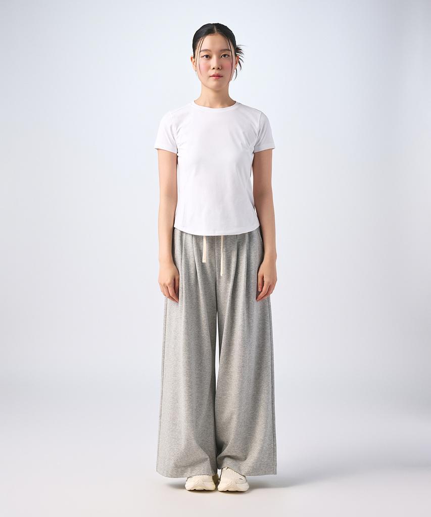 Musinsa Standard Sports Cotton Mesh Maxi-Wide Pants For Women (3 Colors)