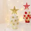 1PC leuchtende Weihnachtsbäume, schöne künstliche Weihnachtsbäume, Dekorationen, Woll-Mini-Christbaumschmuck, festliche Lieferungen