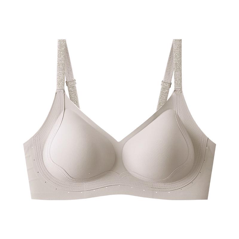 Seamless Invisible Lifting Spandex Wireless Bra for Women M (40-50kg)