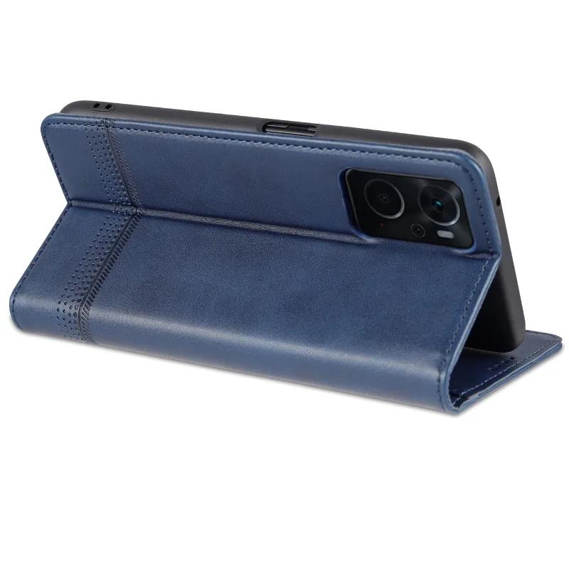For OPPO A77 A57 A74 A94 A 95 A54 5G Mganetic Leather Flip Case For OPPO A96 A76 A 53 54 16 15 S A57S A77S A36 A80 A60 A40 Cover