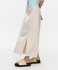 AHWE Interlocked Satin Skirt_Cream