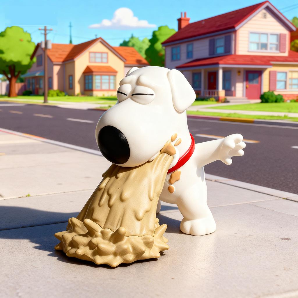 Family Guy Brian·Griffin Anime-Figuren & Statuen | Heimdeko-Ornamente | Festivalgeschenke & Sammlerstücke Anime-Fan-Sammlerstücke